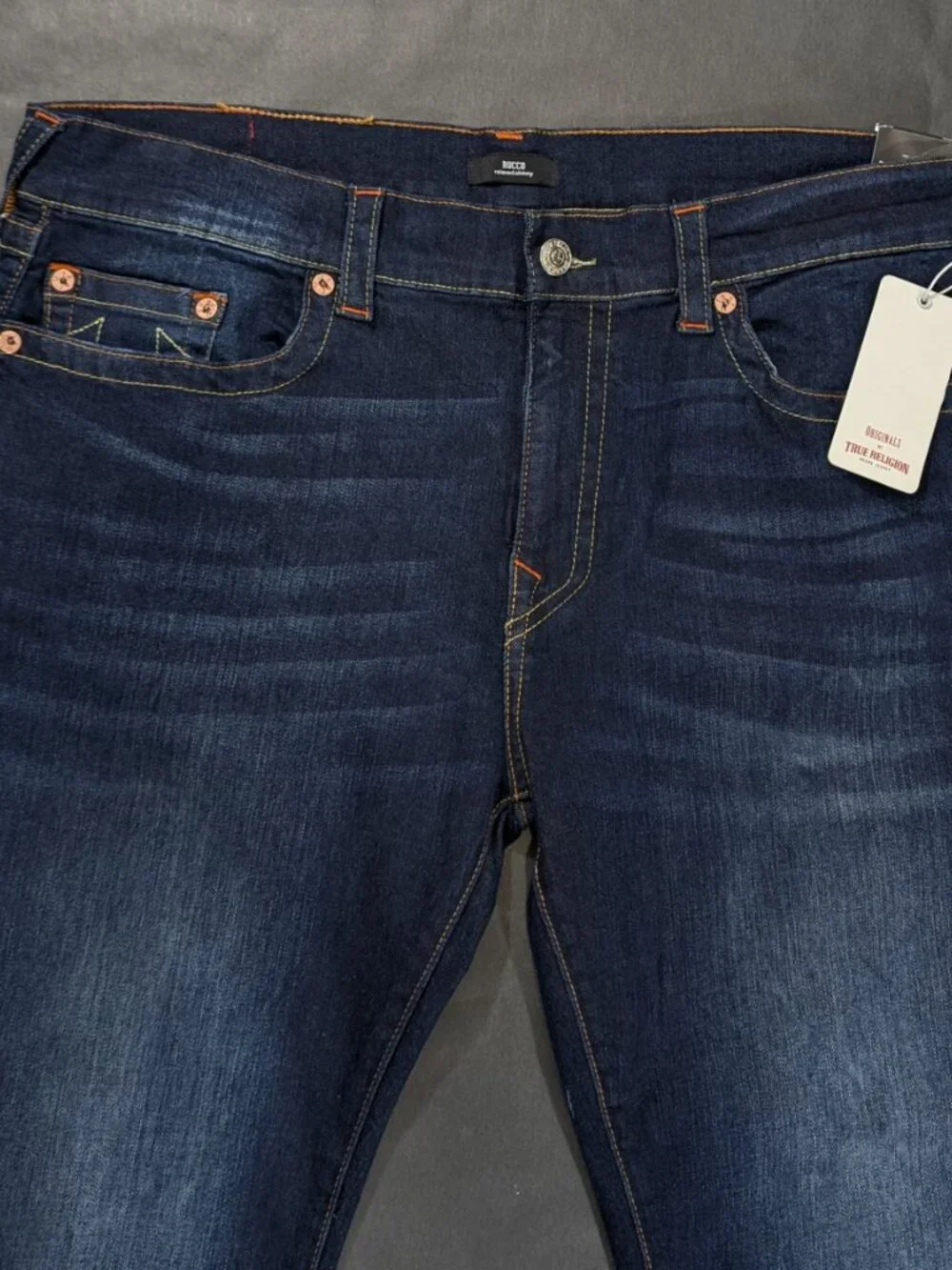 Originals By True Religion Men's Rocco Relaxed Skinny Jeans Size 40x32 Rare